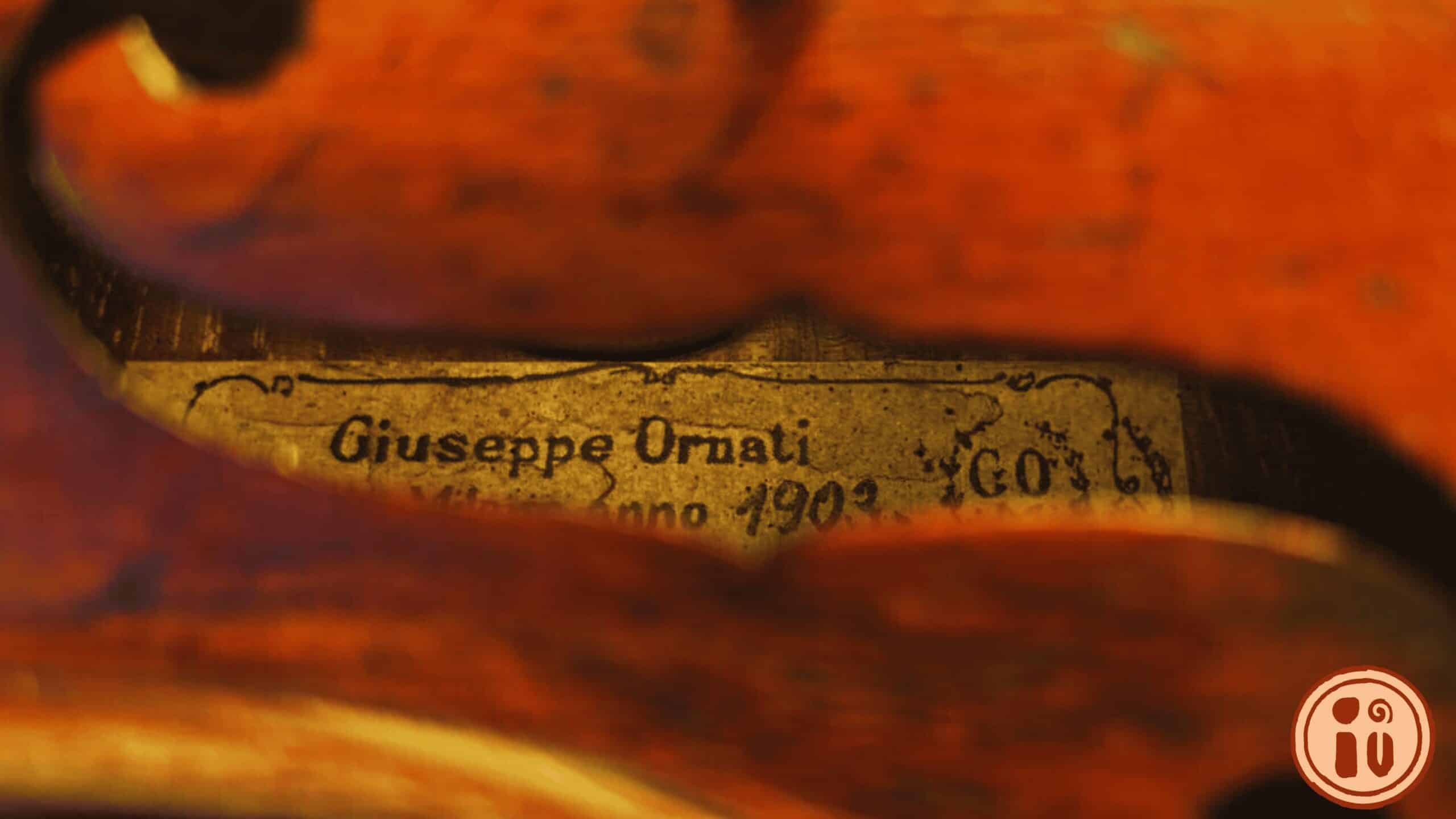 Giuseppe Ornati: 20th Century Violin Maker Biography
